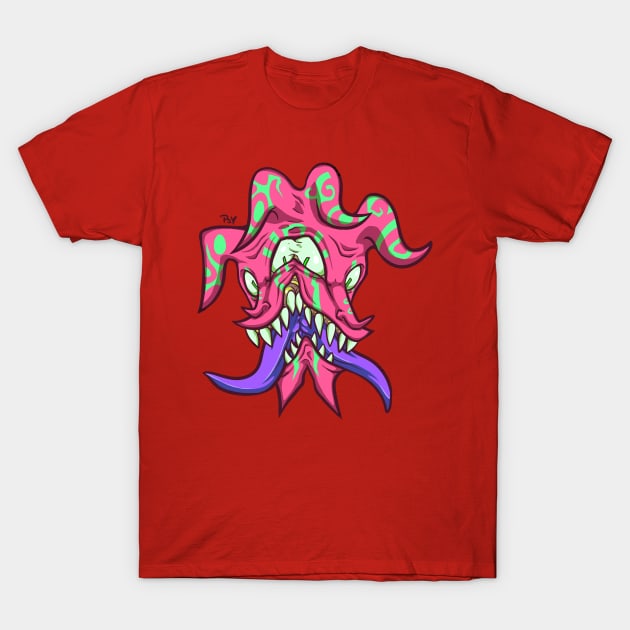 Fear-Pink T-Shirt by Psychonautic